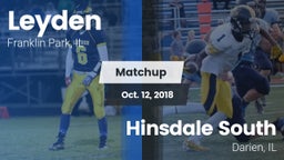 Matchup: Leyden vs. Hinsdale South  2018