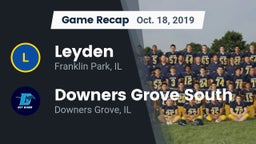 Recap: Leyden  vs. Downers Grove South  2019