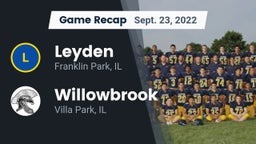 Recap: Leyden  vs. Willowbrook  2022