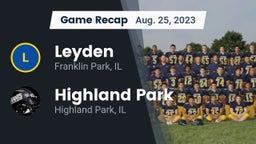 Recap: Leyden  vs. Highland Park  2023