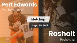 Matchup: Port Edwards vs. Rosholt  2017