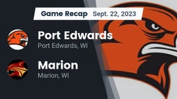 Recap: Port Edwards  vs. Marion  2023