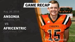 Recap: Ansonia  vs. Africentric  2016