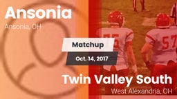 Matchup: Ansonia vs. Twin Valley South  2017
