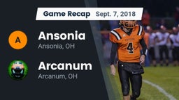 Recap: Ansonia  vs. Arcanum  2018