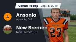 Recap: Ansonia  vs. New Bremen  2019