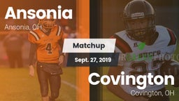 Matchup: Ansonia vs. Covington  2019
