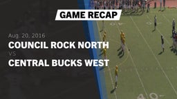 Recap: Council Rock North  vs. Central Bucks West  2016