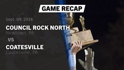 Recap: Council Rock North  vs. Coatesville  2016