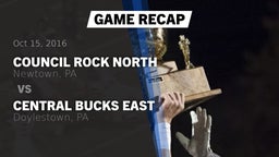 Recap: Council Rock North  vs. Central Bucks East  2016