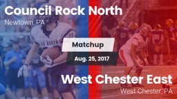 Matchup: Council Rock North vs. West Chester East  2017