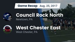 Recap: Council Rock North  vs. West Chester East  2017
