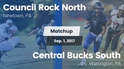 Matchup: Council Rock North vs. Central Bucks South  2017