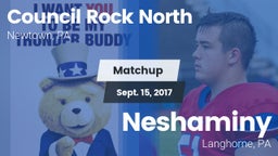Matchup: Council Rock North vs. Neshaminy  2017