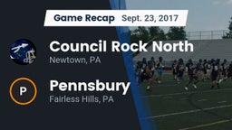 Recap: Council Rock North  vs. Pennsbury  2017