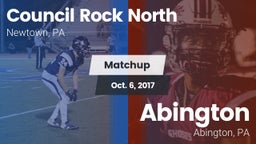 Matchup: Council Rock North vs. Abington  2017