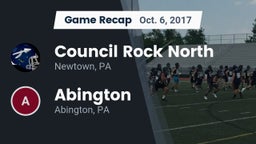 Recap: Council Rock North  vs. Abington  2017