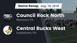 Recap: Council Rock North  vs. Central Bucks West  2018