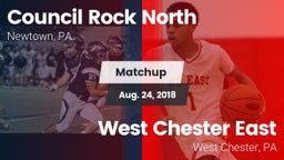 Matchup: Council Rock North vs. West Chester East  2018