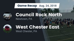 Recap: Council Rock North  vs. West Chester East  2018