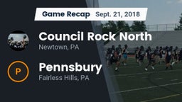 Recap: Council Rock North  vs. Pennsbury  2018