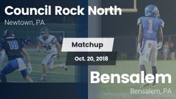 Matchup: Council Rock North vs. Bensalem  2018