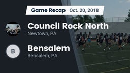 Recap: Council Rock North  vs. Bensalem  2018