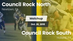Matchup: Council Rock North vs. Council Rock South  2018