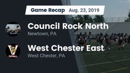 Recap: Council Rock North  vs. West Chester East  2019