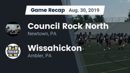Recap: Council Rock North  vs. Wissahickon  2019
