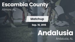 Matchup: Escambia County vs. Andalusia  2016