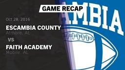 Recap: Escambia County  vs. Faith Academy  2016