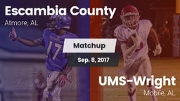 Matchup: Escambia County vs. UMS-Wright  2017