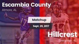Matchup: Escambia County vs. Hillcrest  2017