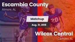 Matchup: Escambia County vs. Wilcox Central  2018