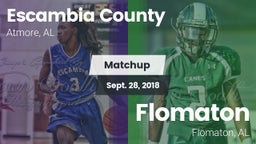 Matchup: Escambia County vs. Flomaton  2018