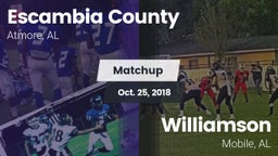 Matchup: Escambia County vs. Williamson  2018