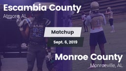 Matchup: Escambia County vs. Monroe County  2019