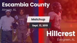 Matchup: Escambia County vs. Hillcrest  2019