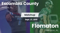 Matchup: Escambia County vs. Flomaton  2019