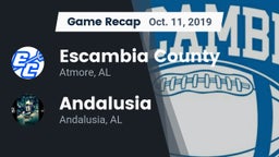 Recap: Escambia County  vs. Andalusia  2019