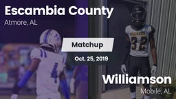 Matchup: Escambia County vs. Williamson  2019
