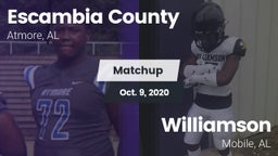 Matchup: Escambia County vs. Williamson  2020