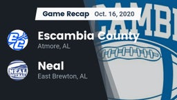 Recap: Escambia County  vs. Neal  2020