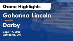 Gahanna Lincoln  vs Darby  Game Highlights - Sept. 17, 2020