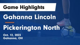 Gahanna Lincoln  vs Pickerington North  Game Highlights - Oct. 12, 2023