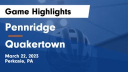 Pennridge  vs Quakertown  Game Highlights - March 22, 2023