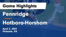 Pennridge  vs Hatboro-Horsham  Game Highlights - April 3, 2023