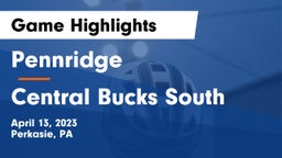 Pennridge  vs Central Bucks South  Game Highlights - April 13, 2023