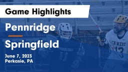 Pennridge  vs Springfield  Game Highlights - June 7, 2023